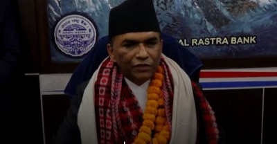 नवनियुक्ति गभर्नर विश्वनाथ पौडेलद्वारा पदभार ग्रहण